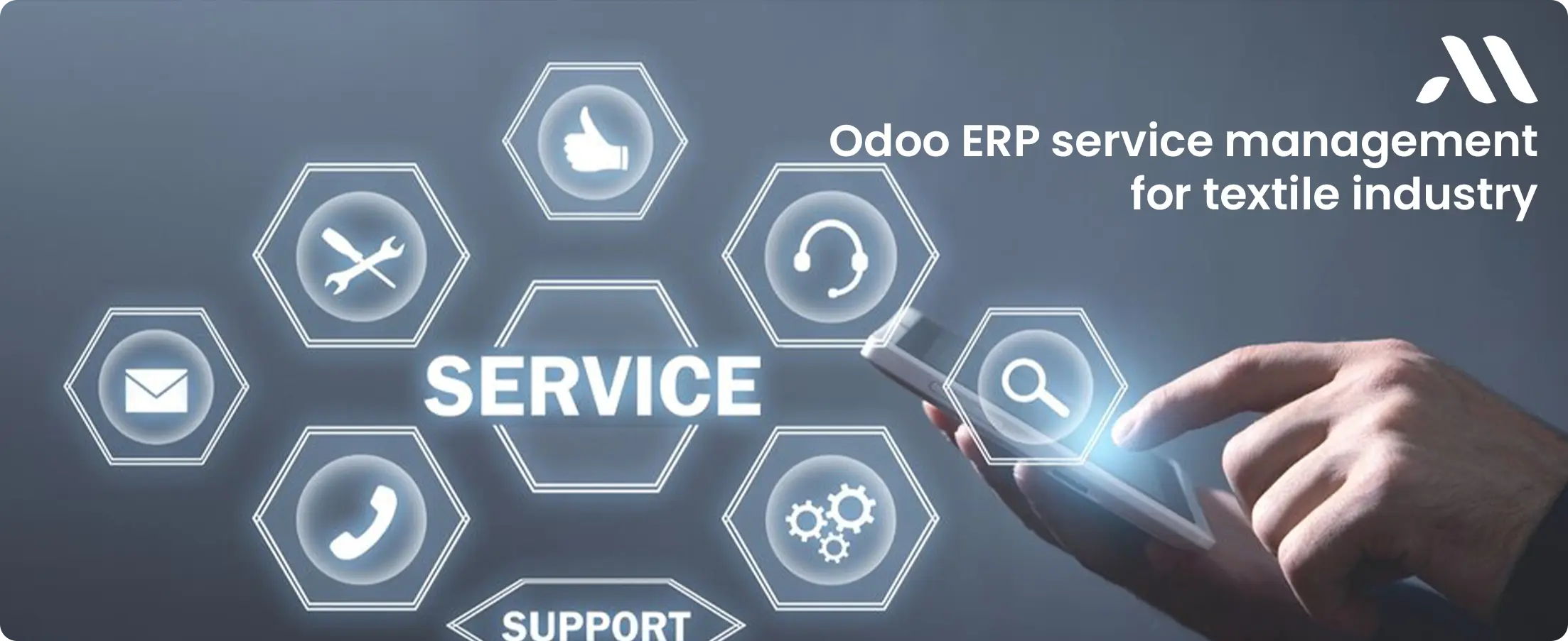 Odoo ERP service management for the textile industry